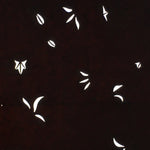 Antique Japanese Katagami Paper Kimono Stencil Katazome Leaf Pattern C851