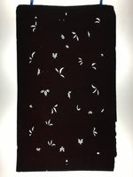 Antique Japanese Katagami Paper Kimono Stencil Katazome Leaf Pattern C851