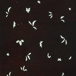 Antique Japanese Katagami Paper Kimono Stencil Katazome Leaf Pattern C851