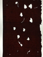 Antique Japanese Katagami Paper Kimono Stencil Katazome Leaf Pattern C852