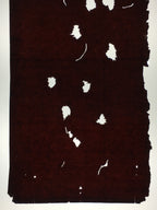 Antique Japanese Katagami Paper Kimono Stencil Katazome Leaf Pattern C852