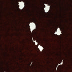 Antique Japanese Katagami Paper Kimono Stencil Katazome Leaf Pattern C852