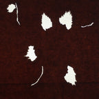 Antique Japanese Katagami Paper Kimono Stencil Katazome Leaf Pattern C852