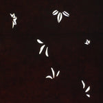 Antique Japanese Katagami Paper Kimono Stencil Katazome Leaf Pattern C871