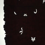 Antique Japanese Katagami Paper Kimono Stencil Katazome Leaf Pattern C871