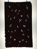 Antique Japanese Katagami Paper Kimono Stencil Katazome Leaf Pattern C871