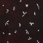 Antique Japanese Katagami Paper Kimono Stencil Katazome Leaf Pattern C871