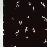 Antique Japanese Katagami Paper Kimono Stencil Katazome Leaf Pattern C877