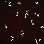 Antique Japanese Katagami Paper Kimono Stencil Katazome Leaf Pattern C877