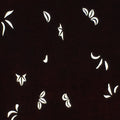 Antique Japanese Katagami Paper Kimono Stencil Katazome Leaf Pattern C877