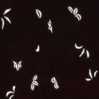 Antique Japanese Katagami Paper Kimono Stencil Katazome Leaf Pattern C877