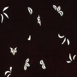 Antique Japanese Katagami Paper Kimono Stencil Katazome Leaf Pattern C877