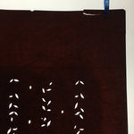 Antique Japanese Katagami Paper Kimono Stencil Katazome Leaf Pattern C880