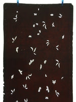 Antique Japanese Katagami Paper Kimono Stencil Katazome Leaf Pattern C882