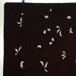 Antique Japanese Katagami Paper Kimono Stencil Katazome Leaf Pattern C882