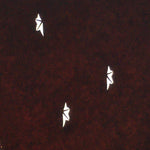 Antique Japanese Katagami Paper Kimono Stencil Katazome Momiji Leaf Pattern C849