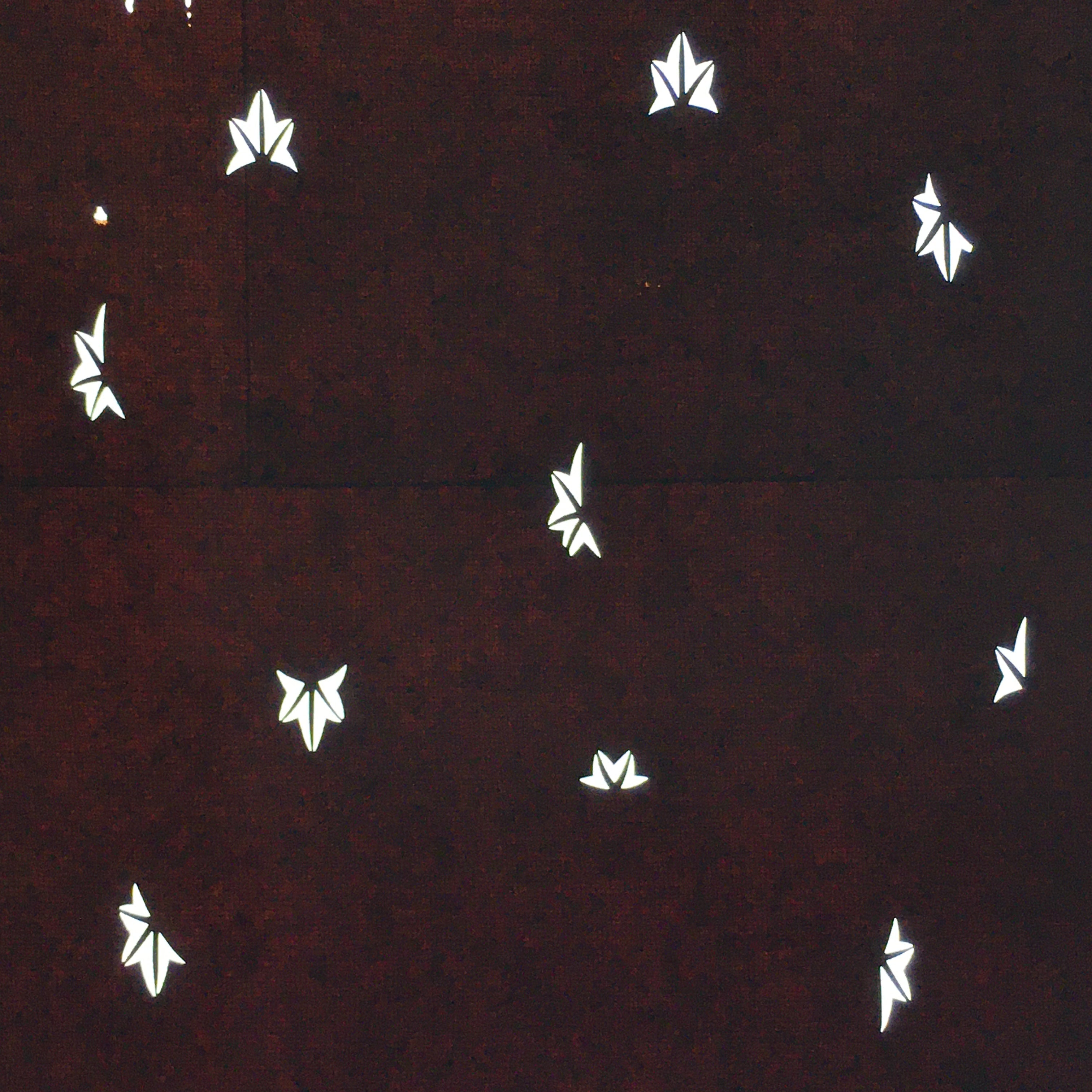 Antique Japanese Katagami Paper Kimono Stencil Katazome Momiji Leaf Pattern C850