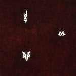 Antique Japanese Katagami Paper Kimono Stencil Katazome Momiji Leaf Pattern C876