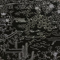 Antique Japanese Katagami Paper Kimono Stencil Katazome Natural landscape C835