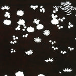 Antique Japanese Katagami Paper Kimono Stencil Katazome Plants Flowers C838