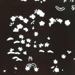 Antique Japanese Katagami Paper Kimono Stencil Katazome Plants Flowers C838