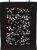 Antique Japanese Katagami Paper Kimono Stencil Katazome Plants Flowers C838