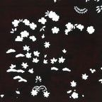 Antique Japanese Katagami Paper Kimono Stencil Katazome Plants Flowers C839