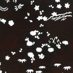 Antique Japanese Katagami Paper Kimono Stencil Katazome Plants Flowers C839