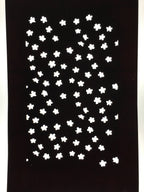Antique Japanese Katagami Paper Kimono Stencil Katazome Sakura Cherry Blossom Fl