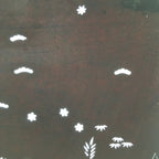 Antique Japanese Katagami Paper Kimono Stencil Katazome Stream Design C667