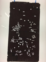 Antique Japanese Katagami Paper Kimono Stencil Katazome Stream Design C667