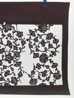 Antique Japanese Katagami Paper Kimono Stencil Katazome Ume Plum Blossom A619
