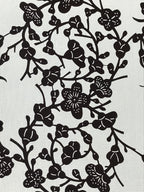 Antique Japanese Katagami Paper Kimono Stencil Katazome Ume Plum Blossom A619
