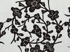 Antique Japanese Katagami Paper Kimono Stencil Katazome Ume Plum Blossom A619