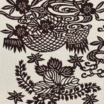 Antique Japanese Katagami Paper Kimono Stencil Paulownia Cherry Blossoms A628