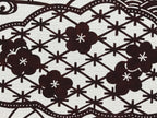 Antique Japanese Katagami Paper Kimono Stencil Pond Birds Iris Plum Blossom A622