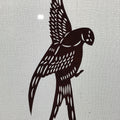Antique Japanese Katagami Paper Kimono Stencil Swallow Bird Tsubame A644