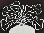 Antique Japanese Katagami Paper Kimono Stencil Vegetable White Radish A638