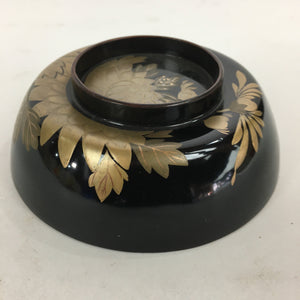 Antique Japanese Lacquerware Bowl Maki-e Gold Owan Small Bowl Kobachi UR656