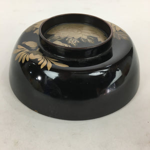Antique Japanese Lacquerware Bowl Maki-e Gold Owan Small Bowl Kobachi UR656
