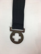 Antique Japanese Meiji Era Fire Brigade Firefighter Belt Firefighting Emblem JK2