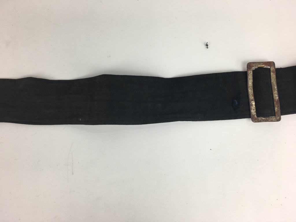 Antique Japanese Meiji Era Fire Brigade Firefighter Belt Firefighting Emblem JK2