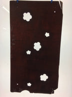 Antique Japanese Meiji Era Katagami Kimono Stencil Katazome Sakura Flower C253