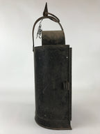 Antique Japanese Oil Lantern Iron Frame Glass Lamp Door Lighting Equipment LT61
