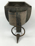 Antique Japanese Oil Lantern Iron Frame Glass Lamp Door Lighting Equipment LT61