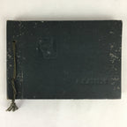 Antique Japanese Photo Album Vtg 97 pc C1930 Family Soldier Kimono Wedding AB117