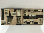 Antique Japanese Photo Album Vtg 97 pc C1930 Family Soldier Kimono Wedding AB117