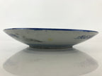 Antique Japanese Porcelain Plate Blue Sometsuke Japanese Flag Cherry Blossom PY1