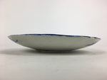 Antique Japanese Porcelain Plate Pottery Sometsuke Blue Sara White PP951