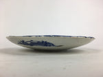 Antique Japanese Porcelain Plate Pottery Sometsuke Blue Sara White PP951